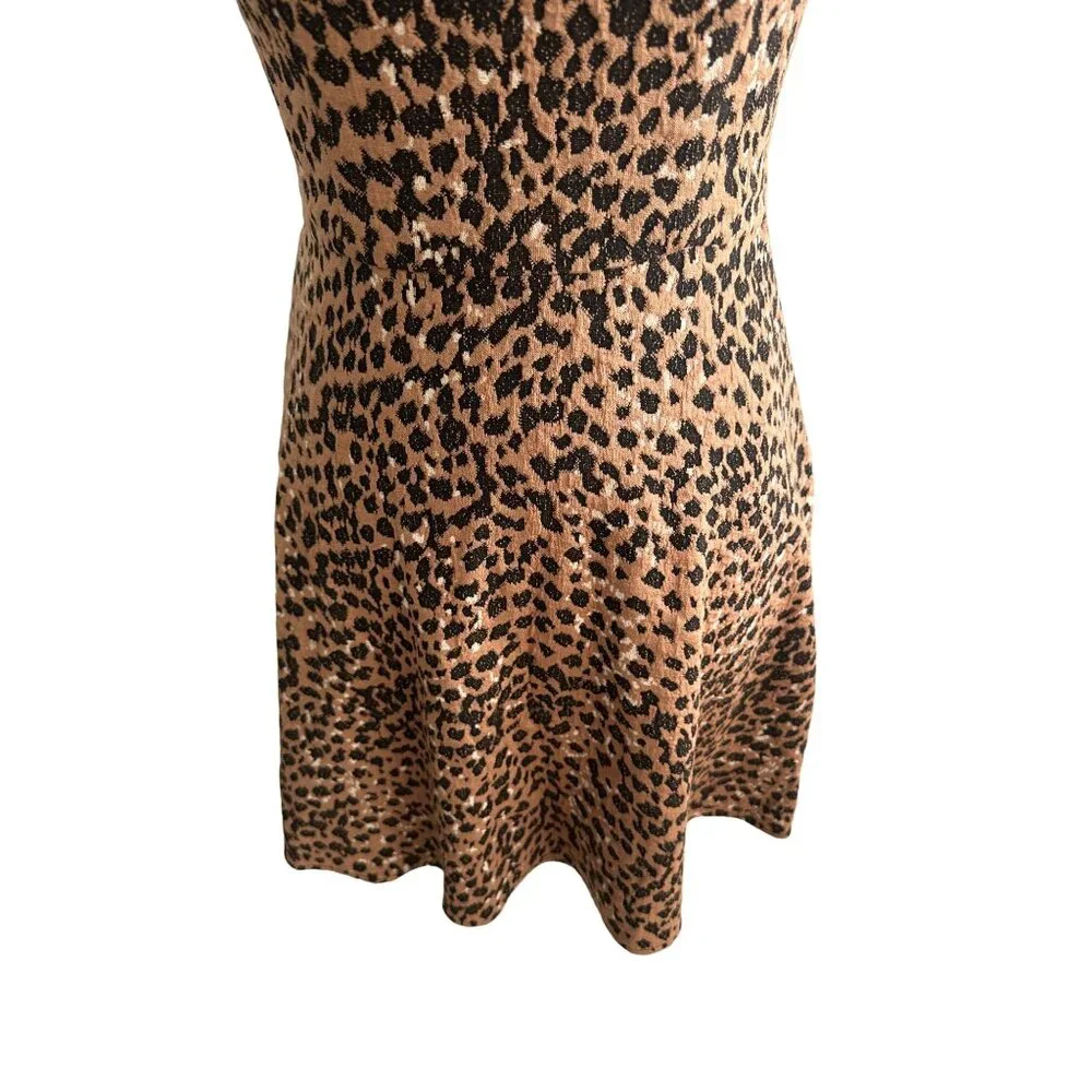 MARA HOFFMAN Animal Print A Line Skater Dress Size XS - Picture 3 of 7